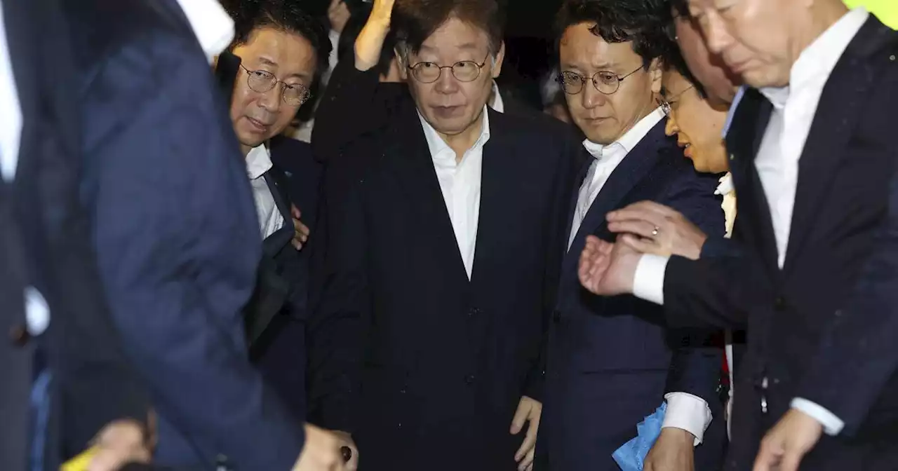 South Korean court denies arrest warrant for opposition leader Lee in corruption allegations