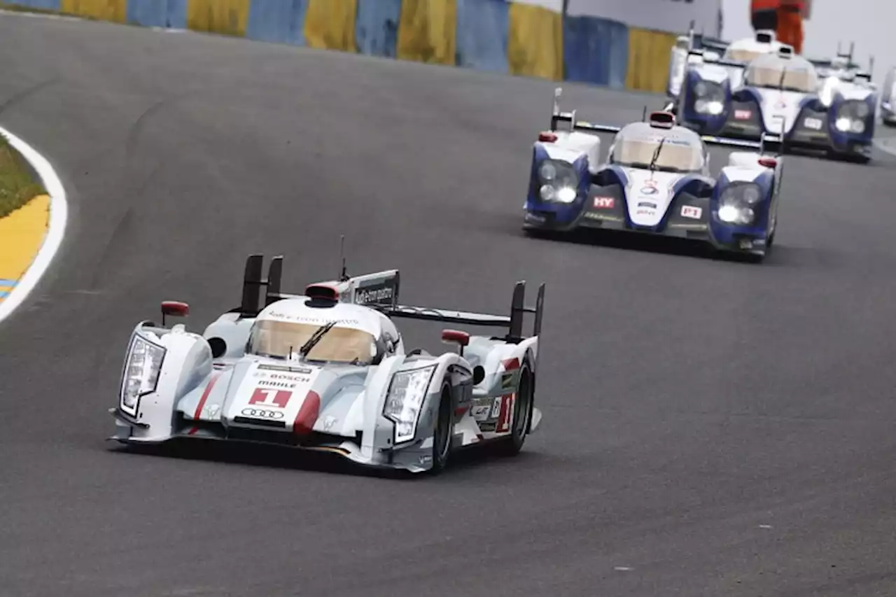 24h Le Mans, Stunde 7: Probleme bei Audi!