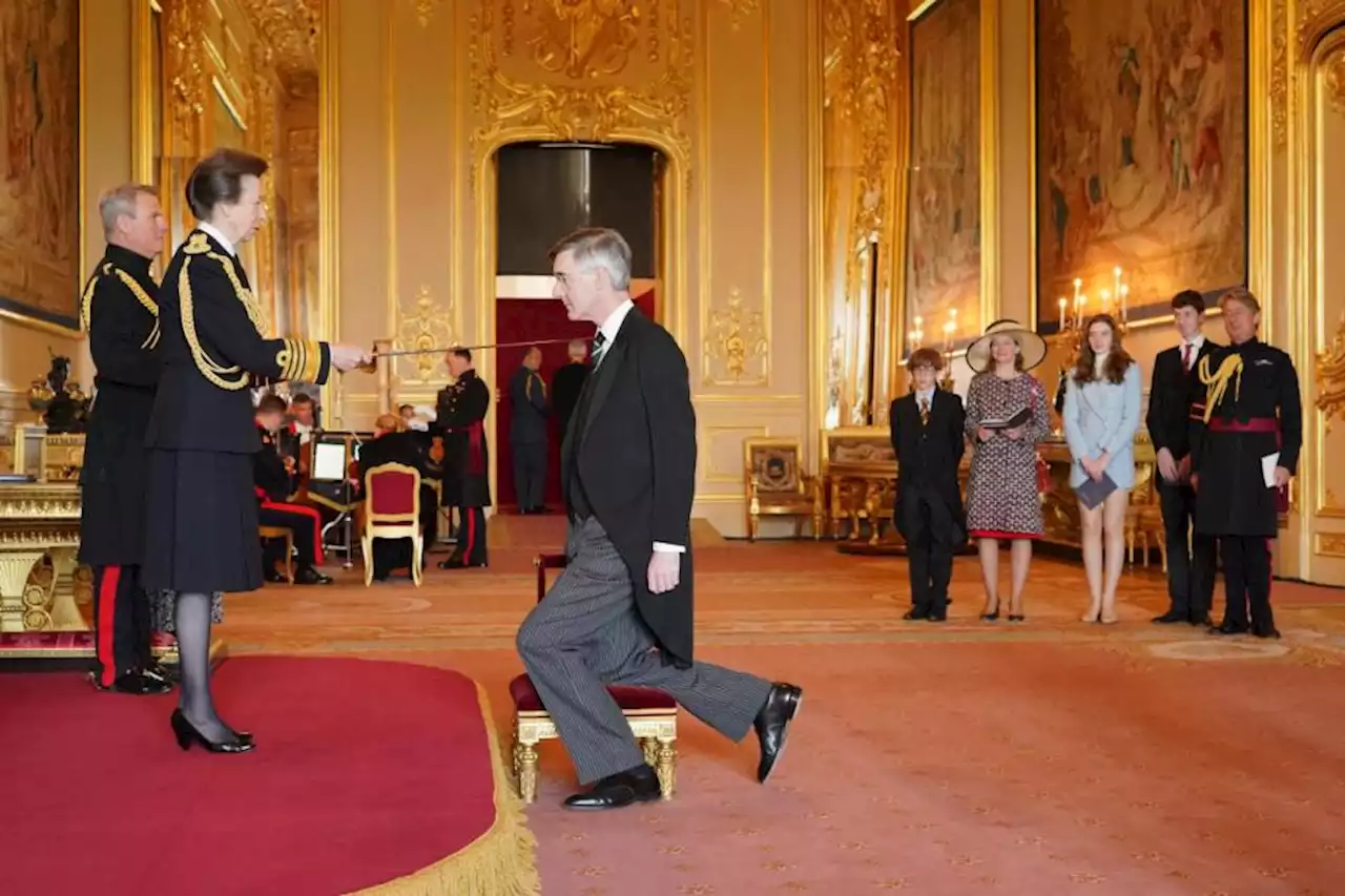 In pictures: Jacob Rees-Mogg receives knighthood at Windsor Castle