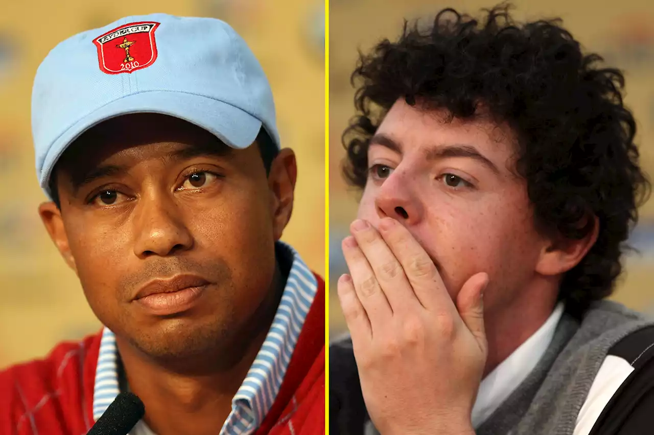 Tiger Woods gave brutal two-word response to Rory McIlroy dig at Ryder Cup