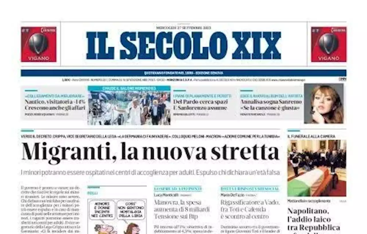 Il Secolo XIX apre sulla Samp: 'Chance per Sebastiano Esposito contro il Como'