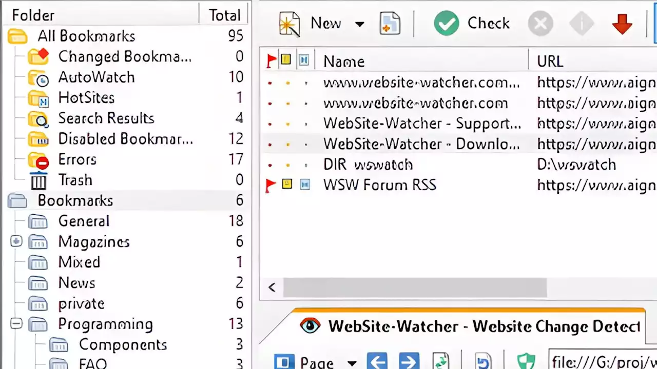 WebSite-Watcher Download - Webseiten auf Änderungen prüfen
