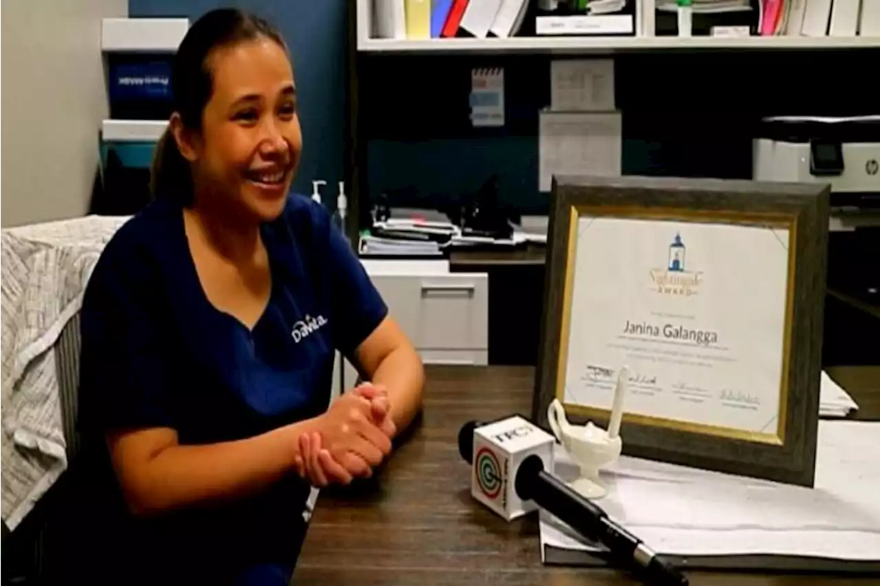 Filipino in U.S. bags Florence Nightingale award