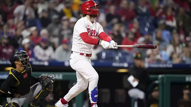 Phillies star Bryce Harper ejected, launches helmet into stands after  charging at umpire Ángel Hernández