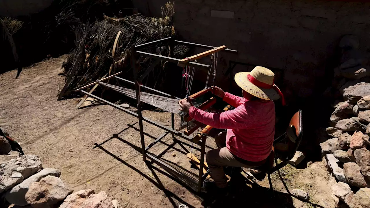 Inspired by llamas, the desert and Mother Earth, these craftswomen weave sacred textiles