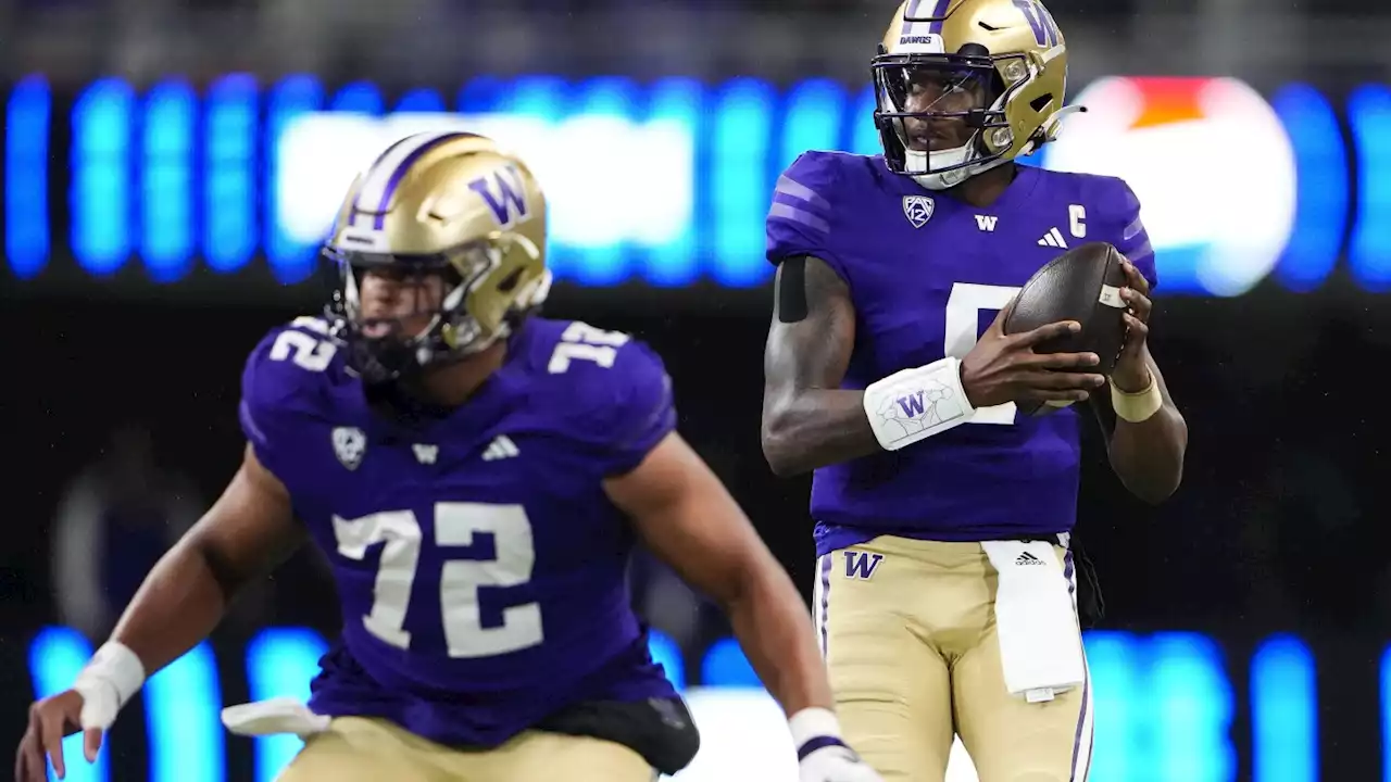 No. 7 Washington faces Arizona in the Huskies' first Pac-12 road game of the season