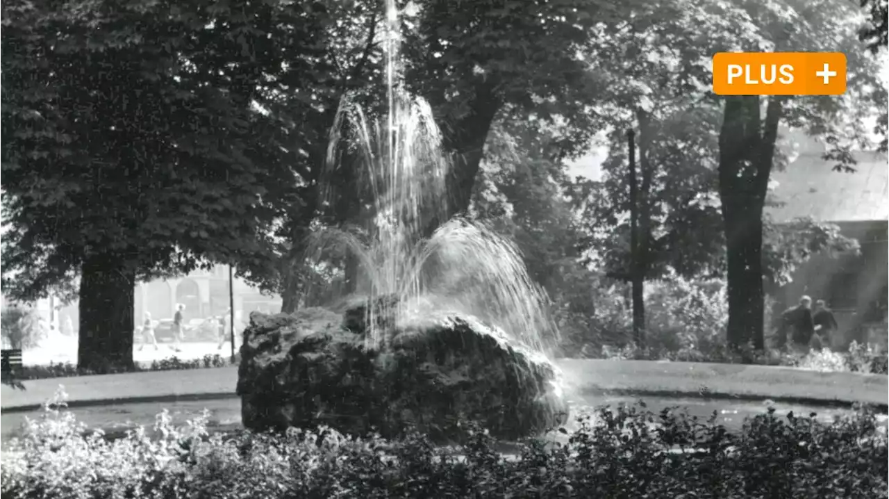 Der Königsplatz-Brunnen sorgte mit einer 30-Meter-Fontäne für Furore