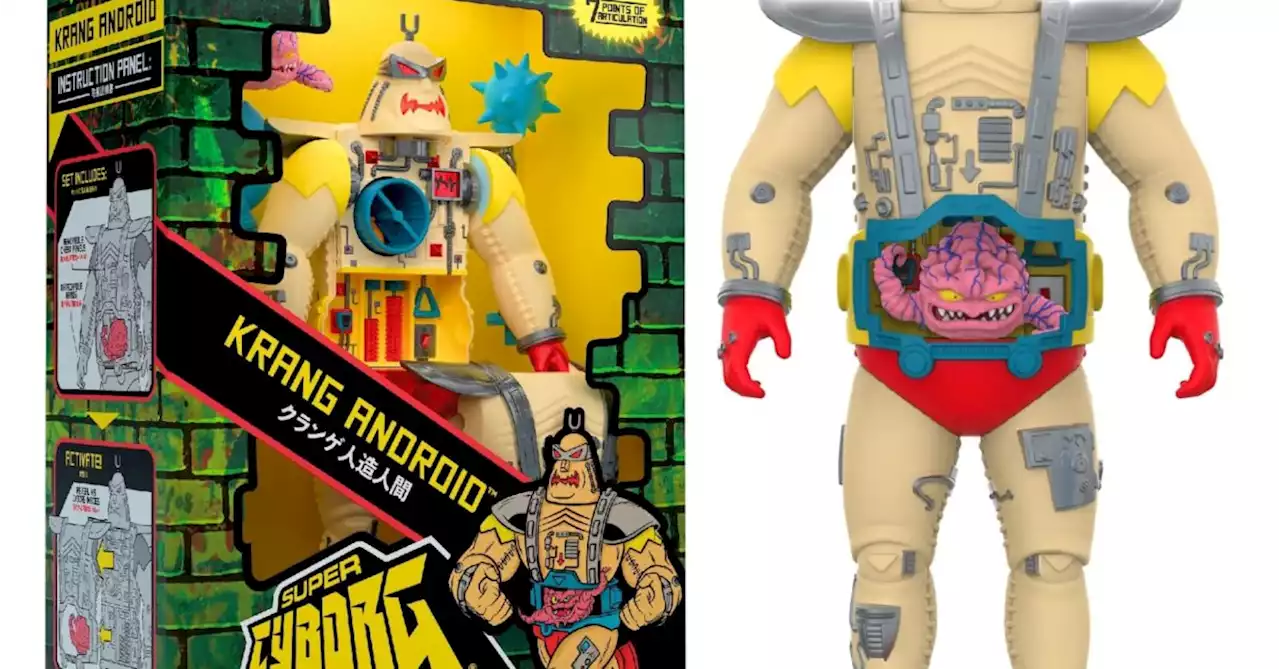 Super7 Debut Teenage Mutant Ninja Turtles Super Cyborg Krang Android