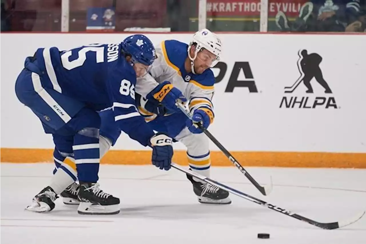 Conor Timmins' two goals, two assists lead Leafs to 5-2 pre-season win over Sabres