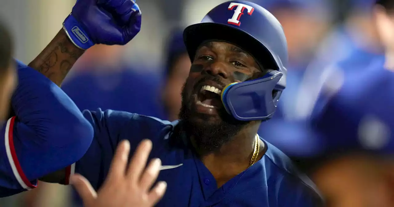 García, Dunning push Rangers to 5-0 win over the Angels