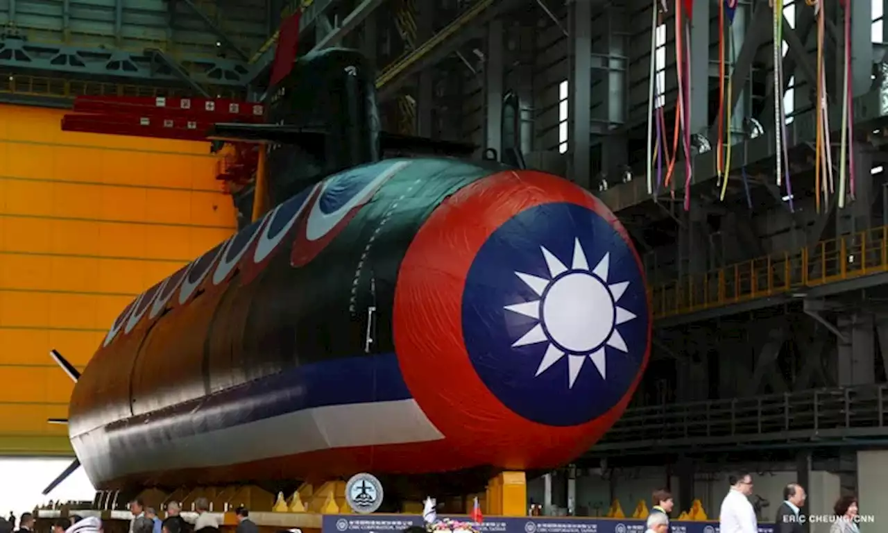 Taiwan unveils first domestically built submarine as China threat grows