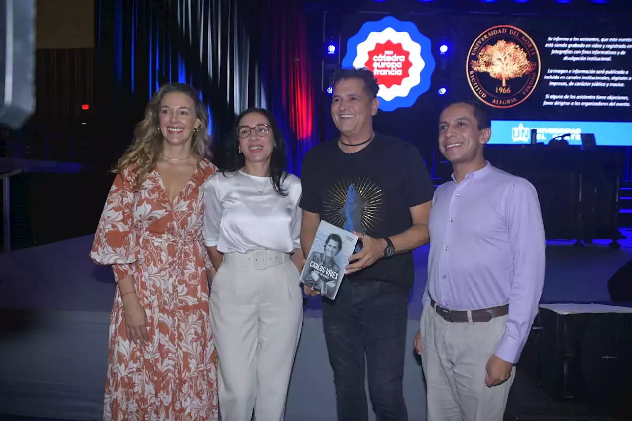 Carlos Vives ya está en la Universidad del Norte para su clase magistral