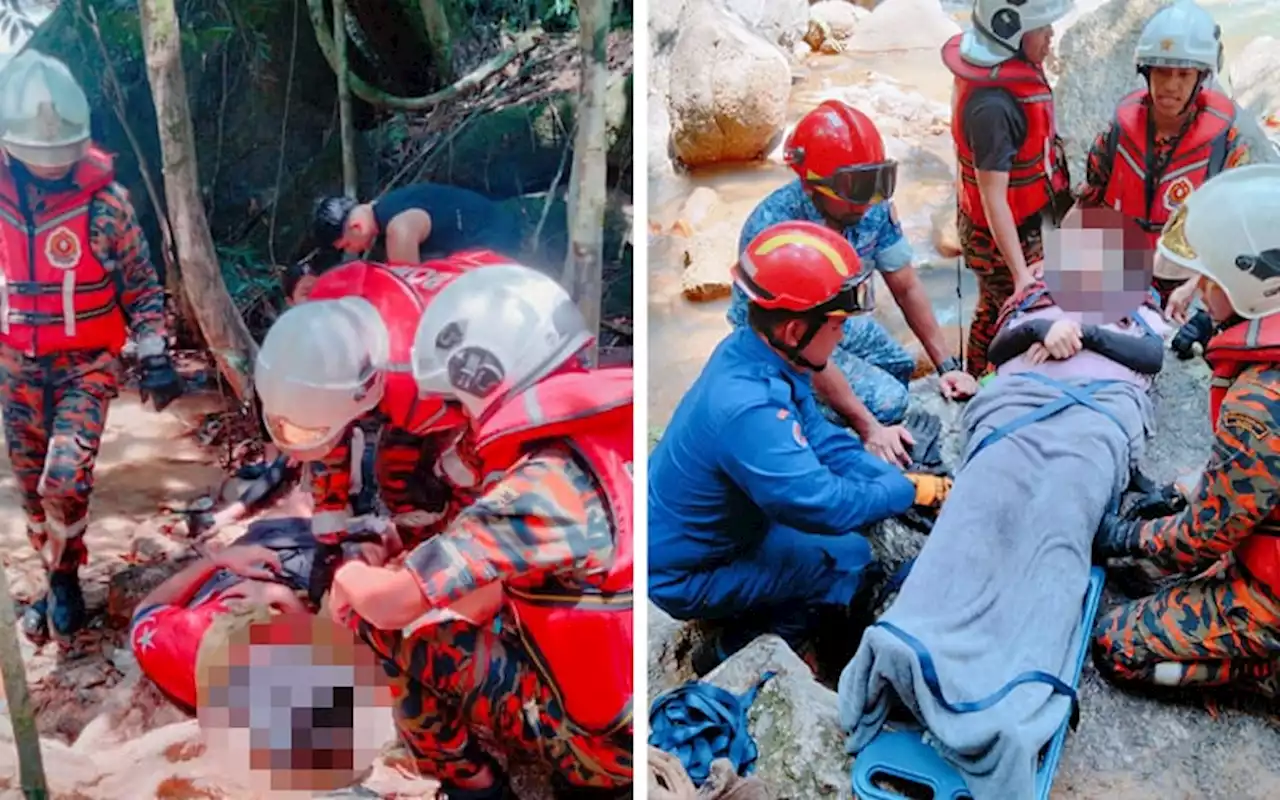 3 cedera dihempap pokok ketika mandi air terjun