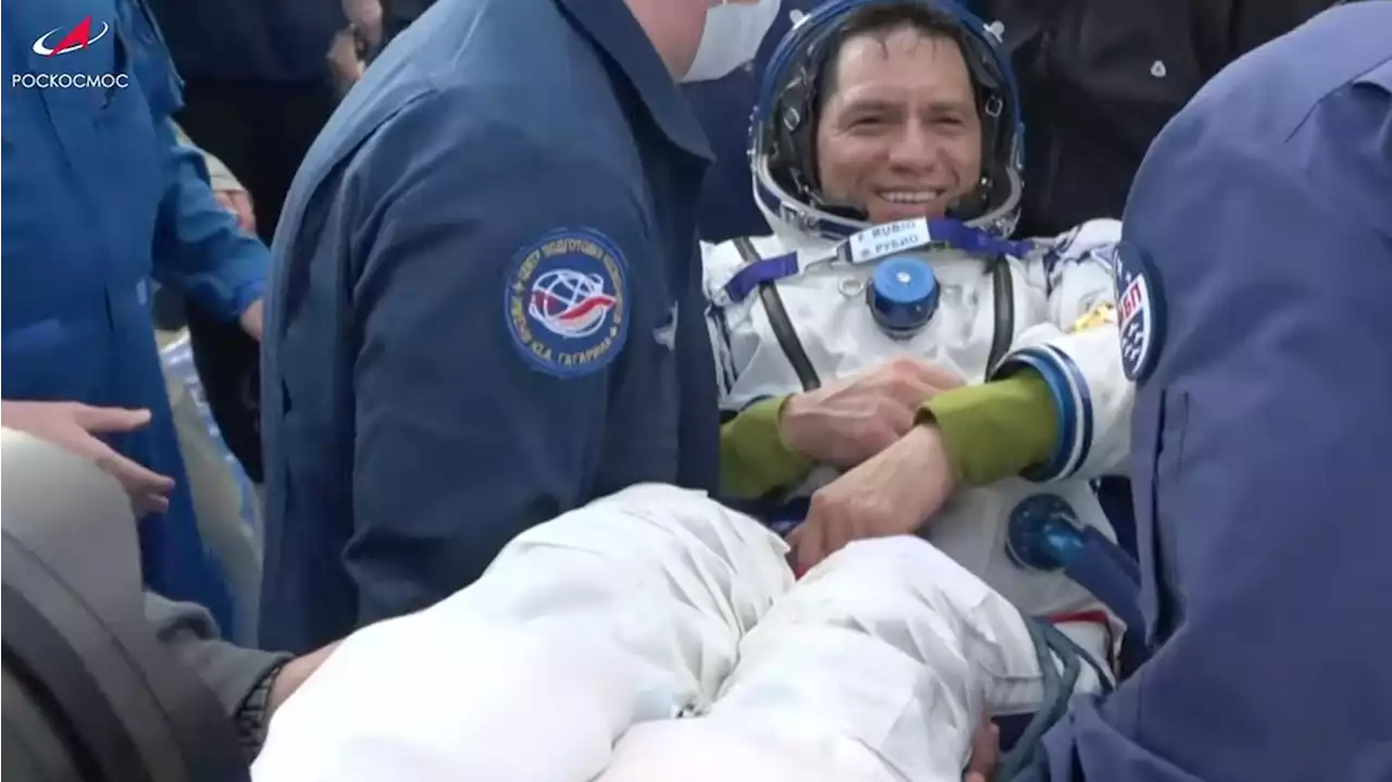 NASA astronaut Frank Rubio lands on Earth after being stuck in space for a year