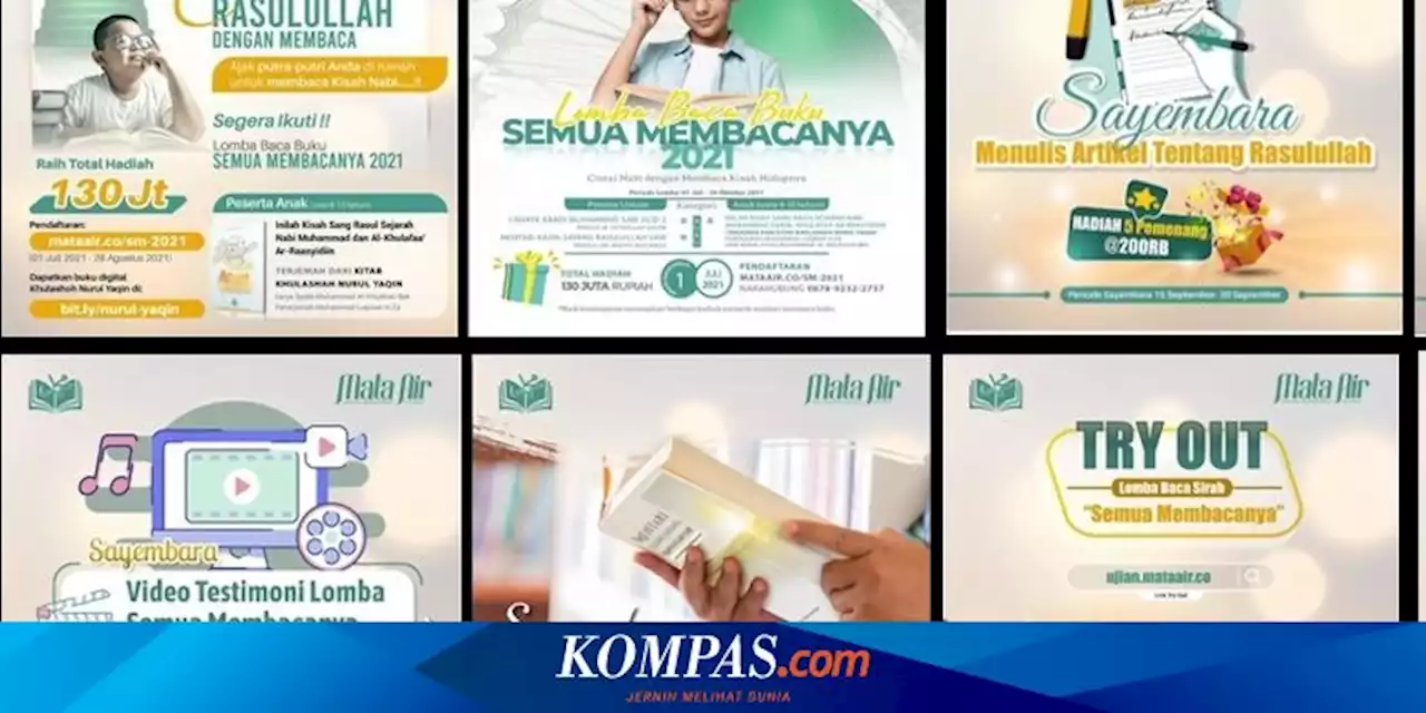 Maulid Nabi, Majalah Mata Air Gelar Lomba Literasi 'Semua Membacanya 2023'