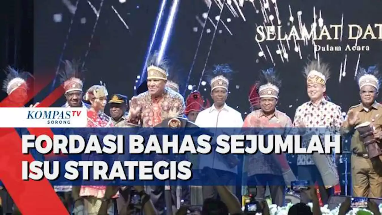 Hadiri Fordasi Pj Gubernur Papua Pegunungan Ajak Kolaborasi Dengan Sejumlah Daerah