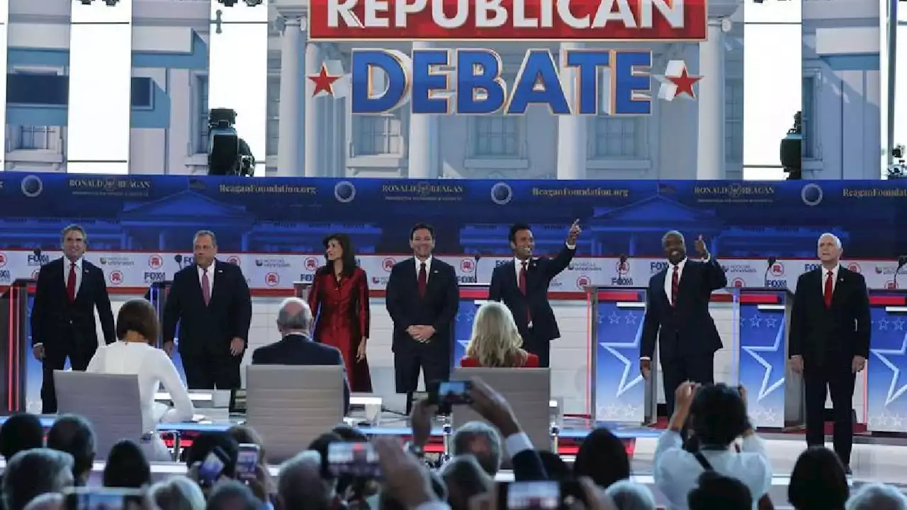 DeSantis, Christie criticize Donald Trump as 'missing in action' at second Republican debate