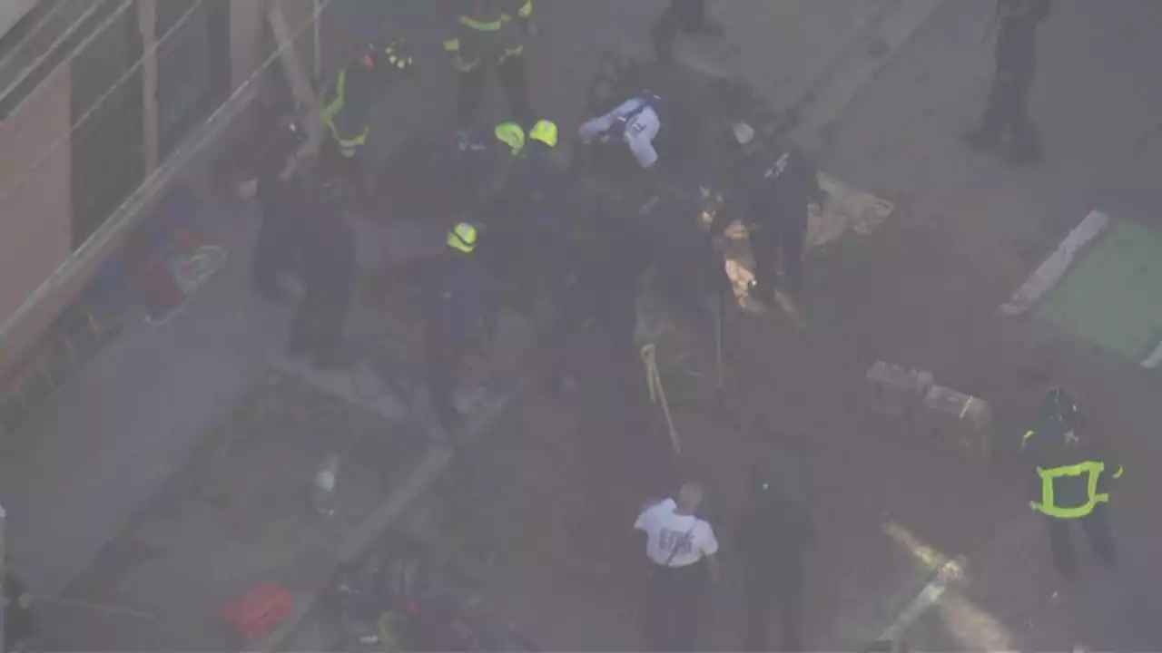 Rescue underway for person trapped under dirt in San Francisco