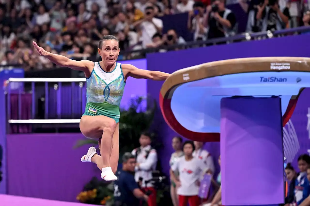 A 48 ans, la gymnaste ouzbek Chusovitina rêve aux Jeux de Paris