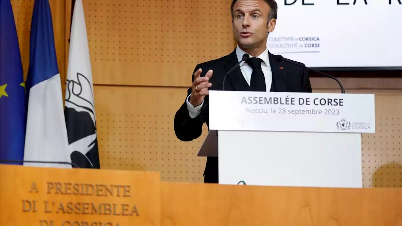 Emmanuel Macron propose une «autonomie» pour la Corse, «ni contre l’Etat ni sans l’Etat»