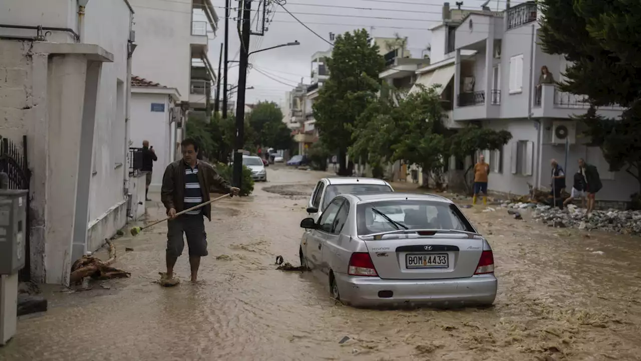 Storm Elias hits Greek city, filling homes with mud and knocking out power