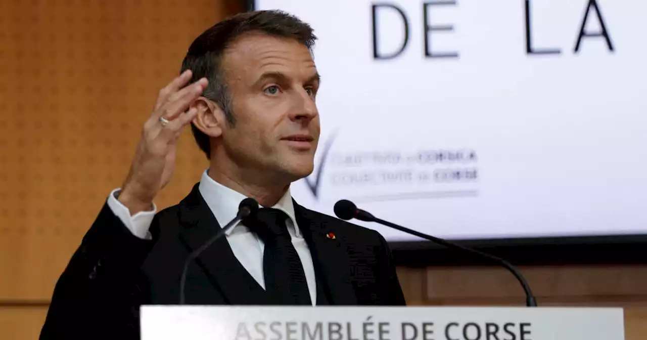 Emmanuel Macron propose une « autonomie à la Corse », « ni contre l’Etat, ni sans l’Etat »