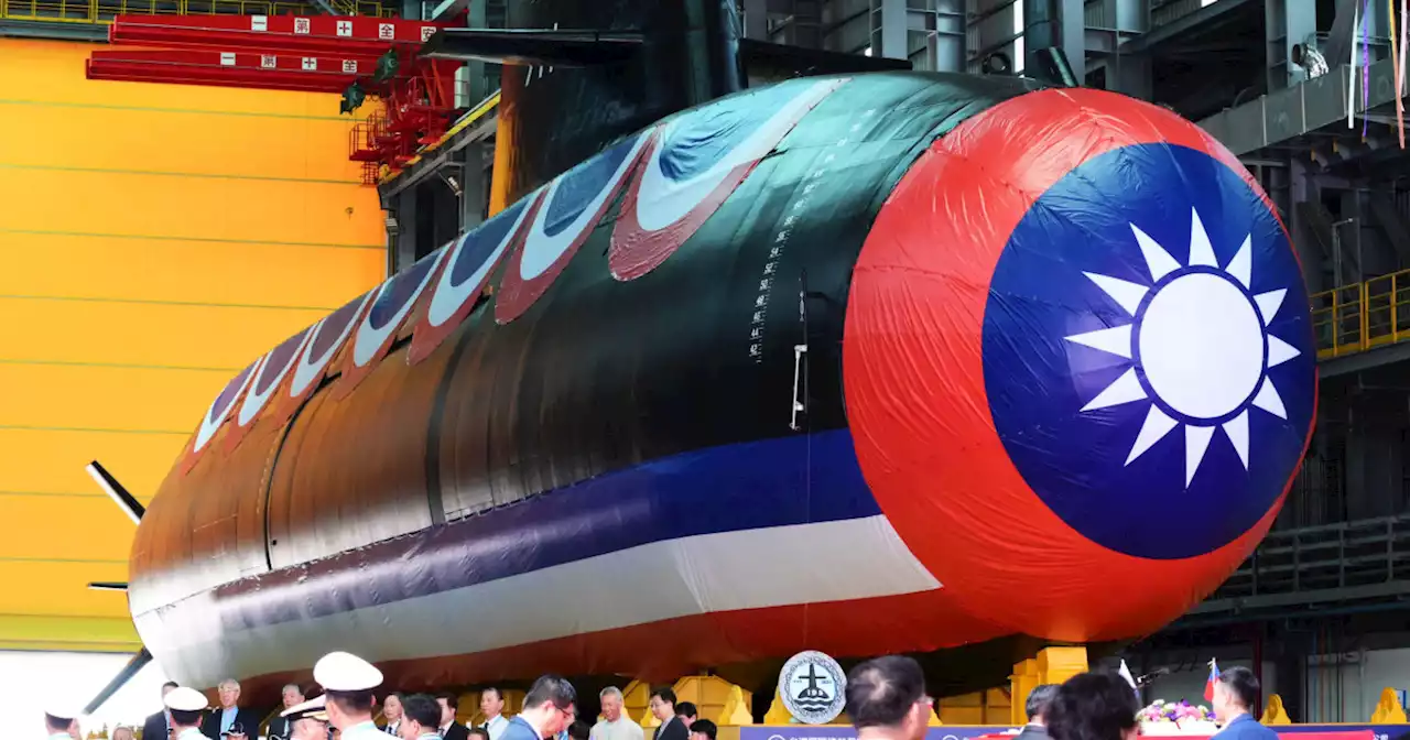 Taiwan reveals first homemade submarine, a defense milestone amid China's threats