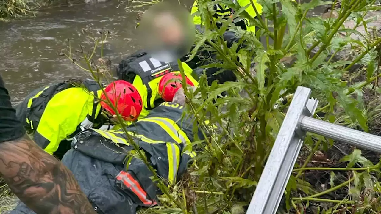 Man rescued after getting stuck under 200-pound rock in New Jersey