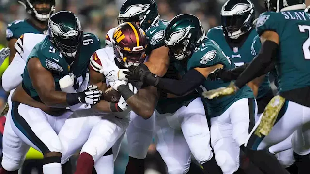 Eagles hope to get receivers going, remain unbeaten when they host division  rival Commanders