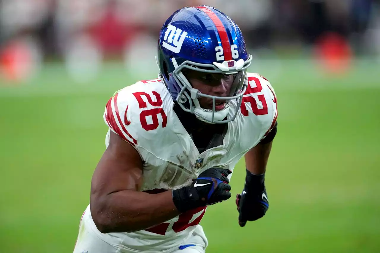 Giants injury report: Saquon Barkley, Andrew Thomas, Azeez Ojulari all practicing, but ...