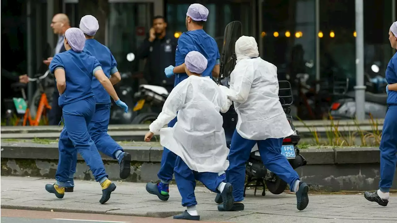 Arrestatieteam gaat Erasmus MC binnen na schietpartij, massale politie-inzet in Rotterdam