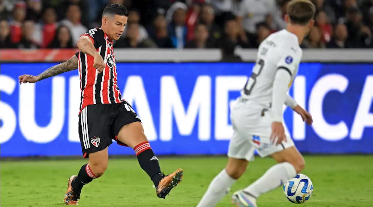 James Rodríguez jugó los mejores minutos desde que llegó a Sao Paulo: video de sus aportes