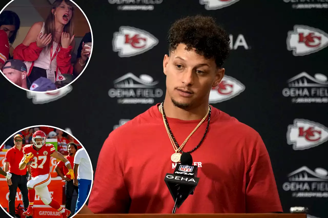 Patrick Mahomes reveals what it was like to finally meet Taylor Swift