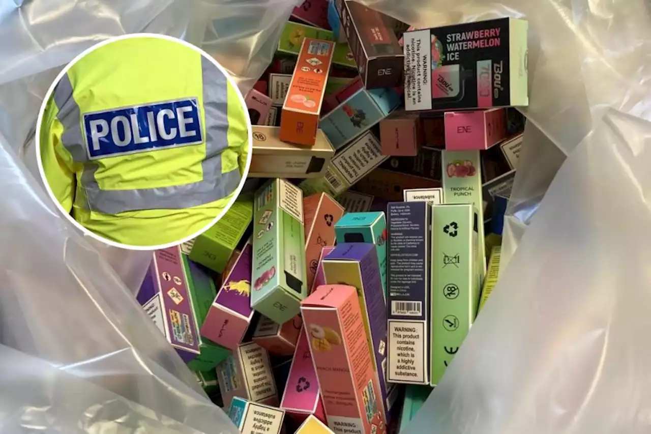 Hundreds of illegal vapes seized after under-18s made purchase