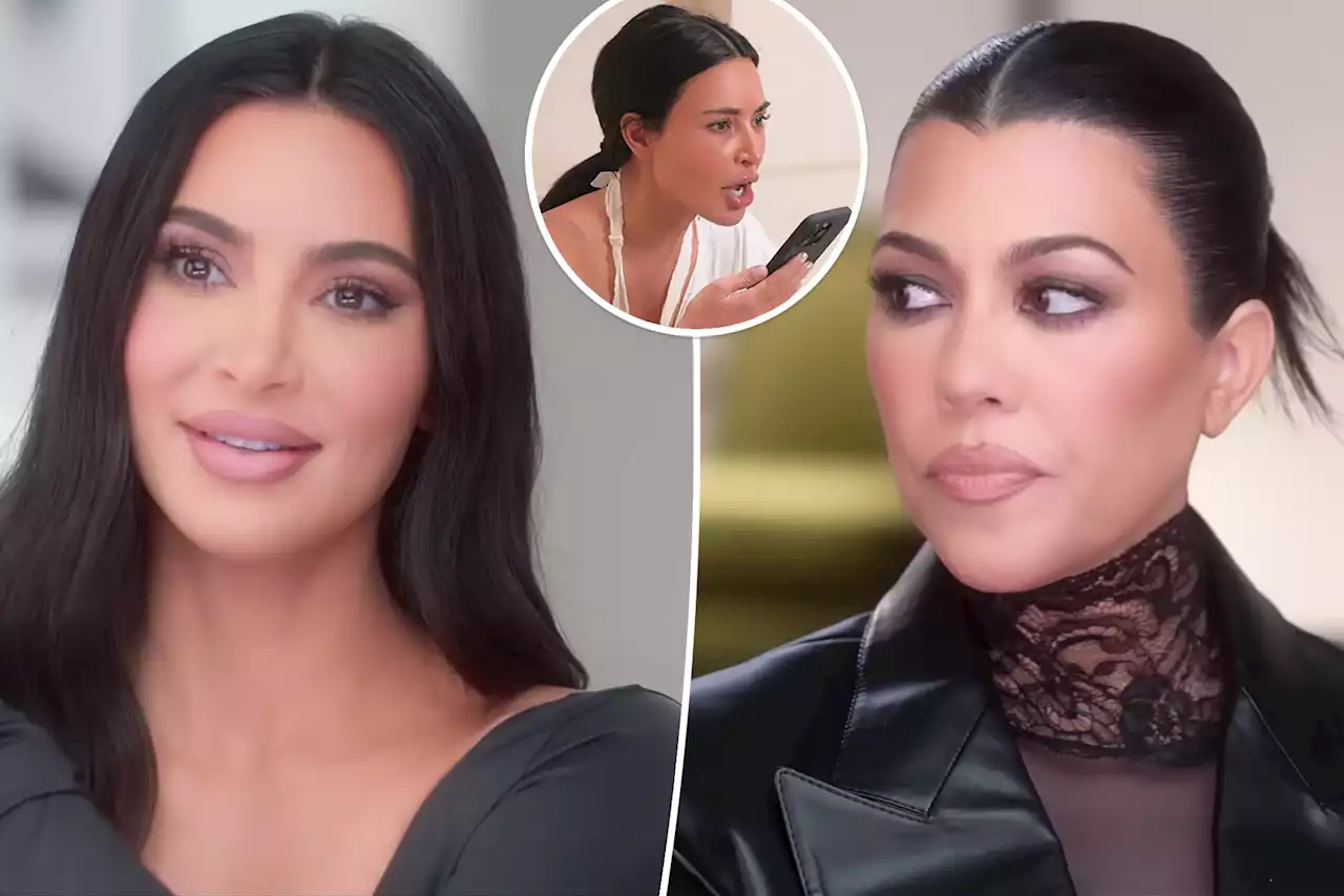 Kourtney Kardashian blasts ‘egotistical’ Kim Kardashian: ‘You are a narcissist’