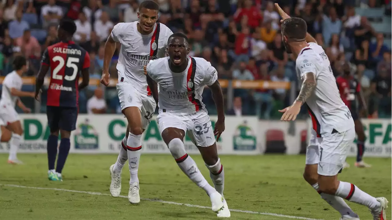 Cagliari-Milan 1-3: i rossoneri partono male, poi ci pensano Okafor, Tomori e Loftus-Cheek