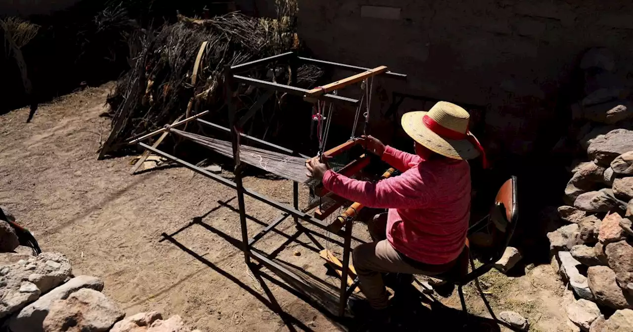 Inspired by llamas, the desert and Mother Earth, these craftswomen weave sacred textiles