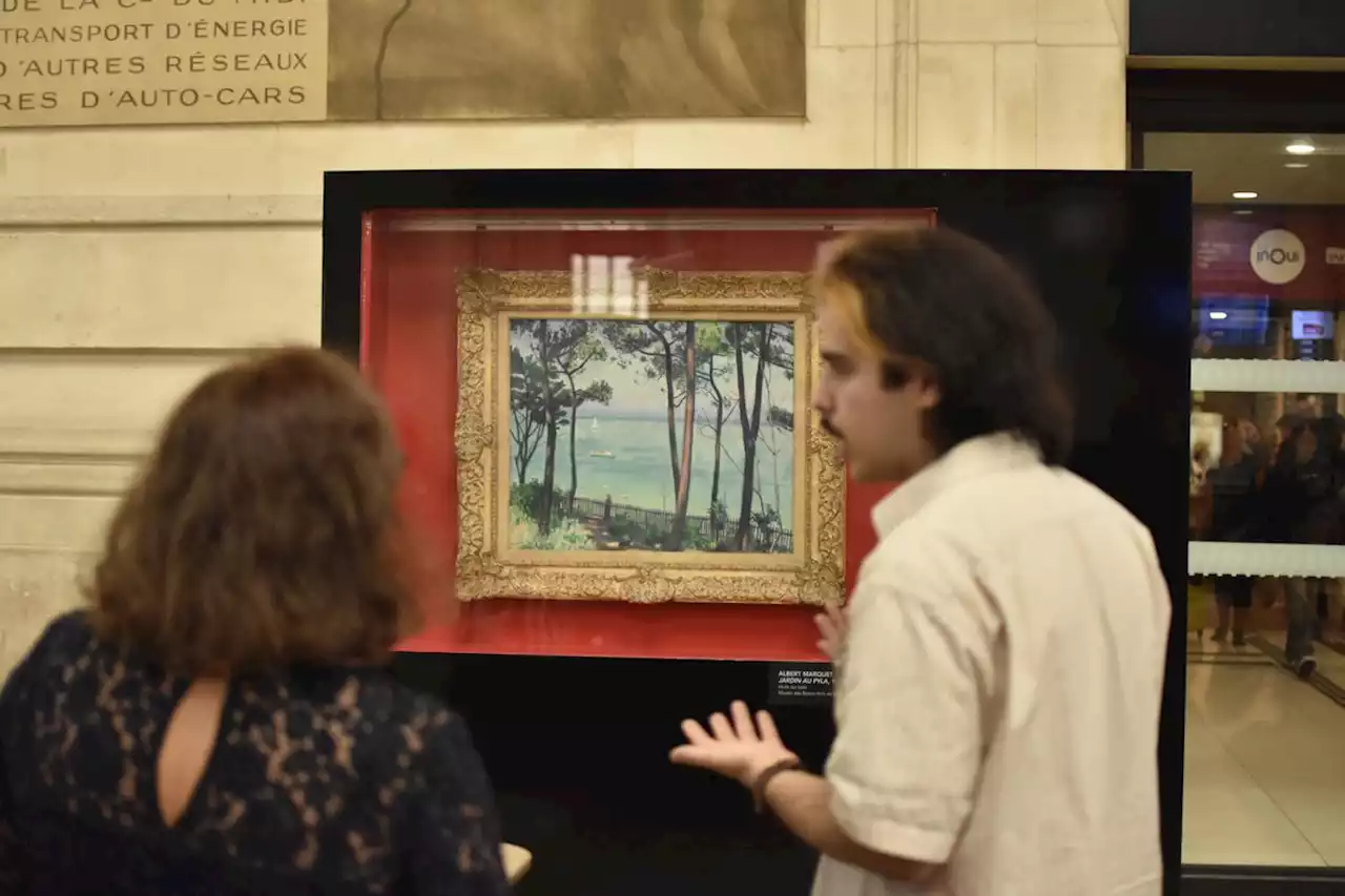 Bordeaux : une première œuvre du musée des Beaux-Arts exposée à la gare Saint-Jean