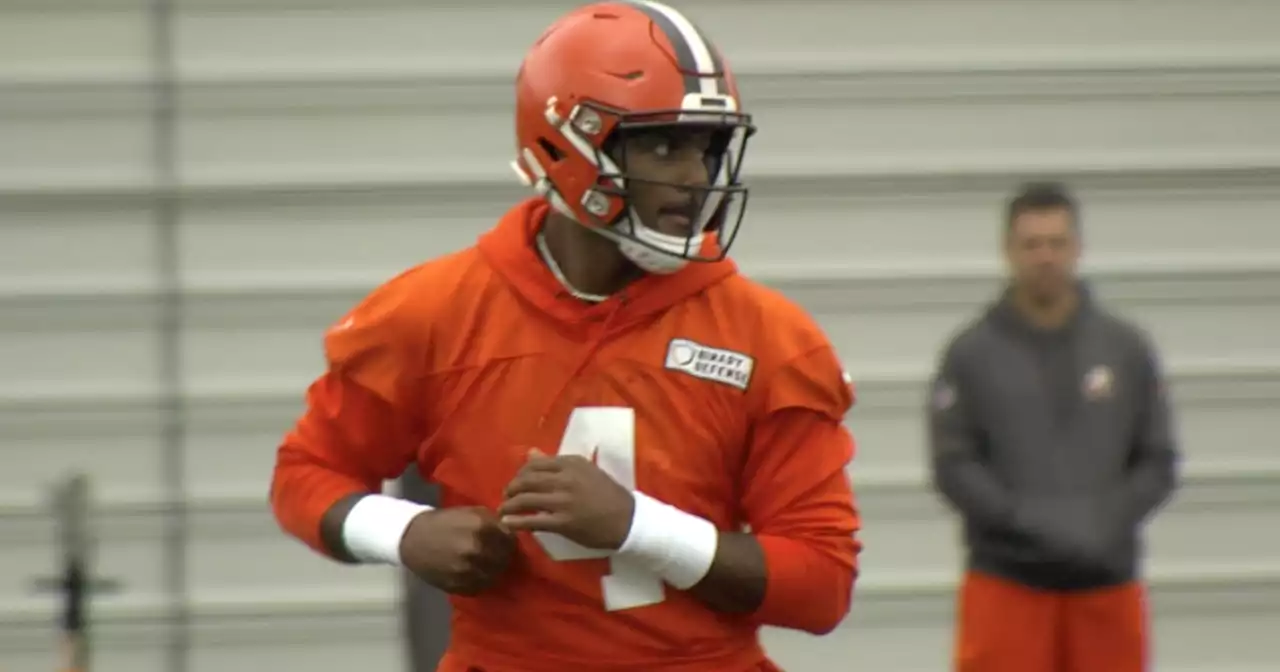 Browns QB Deshaun Watson rests shoulder at practice, not expected to impact availability against Ravens