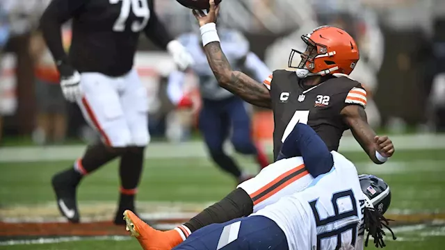 Browns QB Deshaun Watson sitting out with shoulder injury; rookie  Thompson-Robinson starts vs Ravens – KGET 17