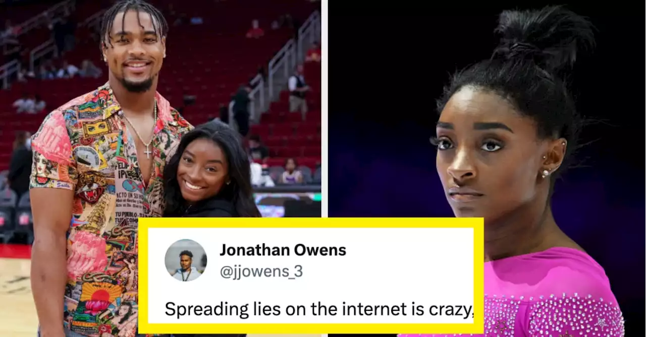 Someone Accused Simone Biles Of Being Extremely Rude And Her Husband Jonathan Owens Quickly Came To Her Defense