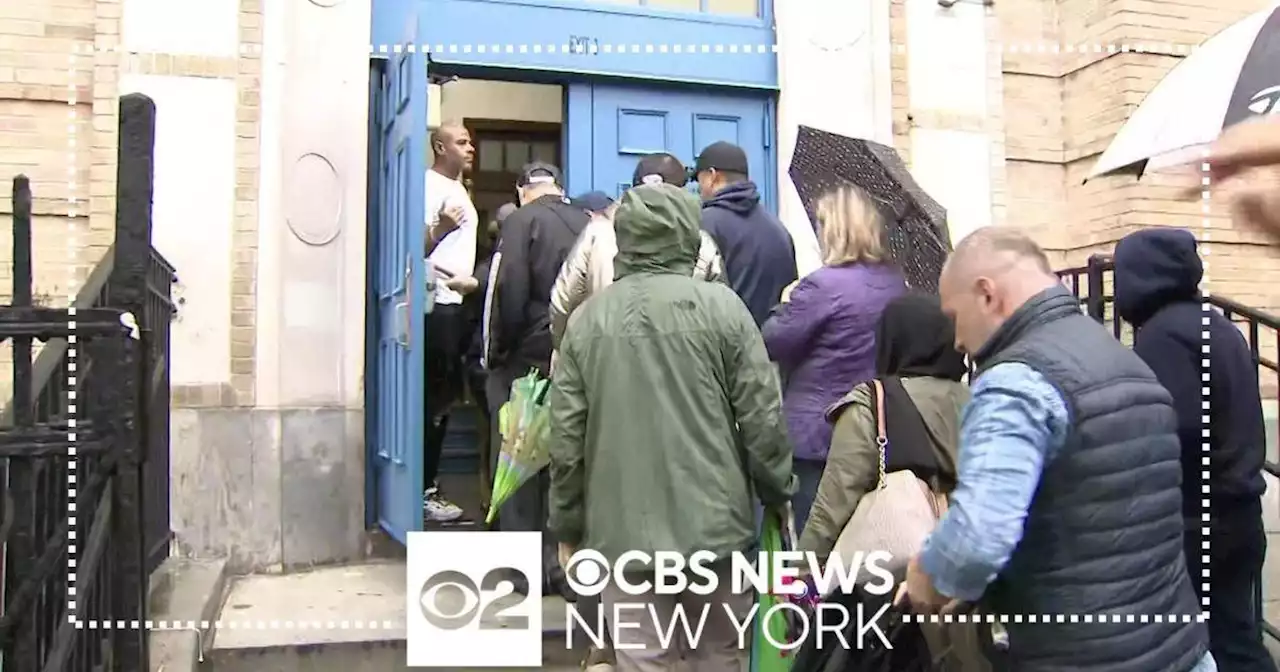 Furious parents wait outside to pick up kids at flooded Brooklyn middle school