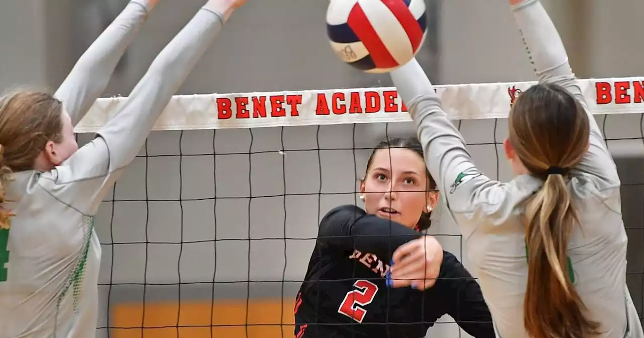 Volleyball: Gabby Stasys, Benet scuttle Scutt Catholic