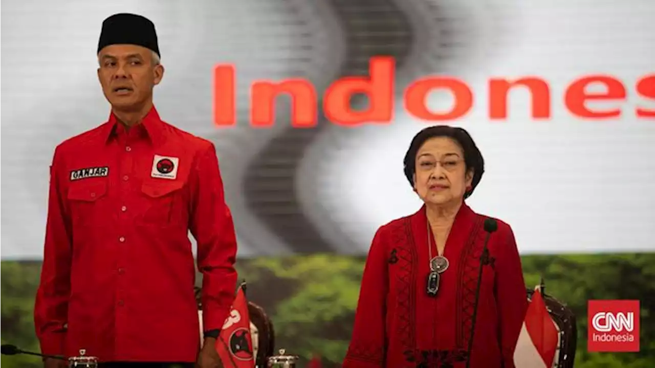 Megawati Disambut Ganjar di Rakernas PDIP, Sandiaga-Mahfud Ikut Hadir