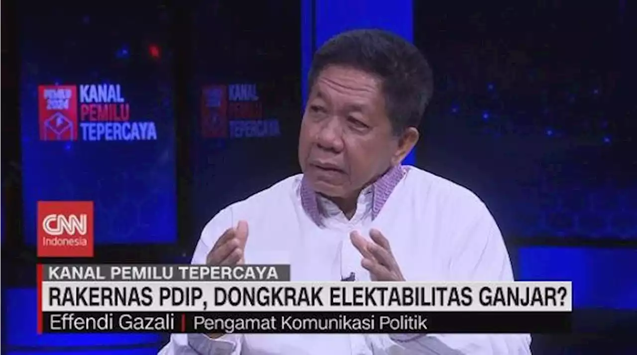 VIDEO: Effendi Gazali: Ganjar Berhasil Jadi Bintang Rakernas PDIP