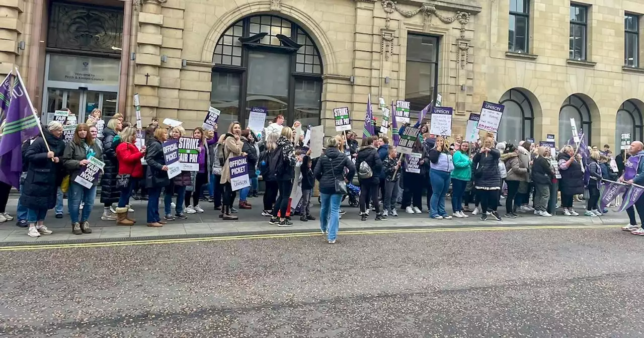 Strikers make their mark on Perth and Kinross school week