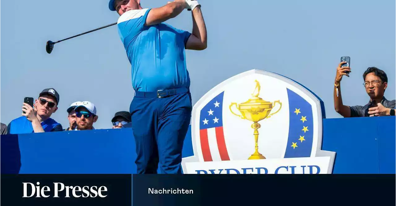 Straka holt Punkt bei Ryder-Cup-Debüt: „Einfach unglaublich“