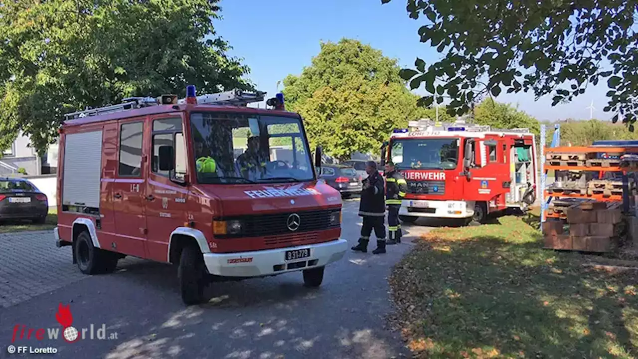 Bgld: Firmeninhaber kann brennende Fräsmaschine in Loretto selbst löschen