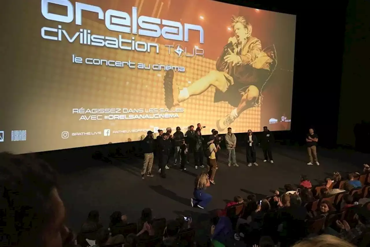 Ciné-concert d'Orelsan : une forte affluence pour une autre ambiance