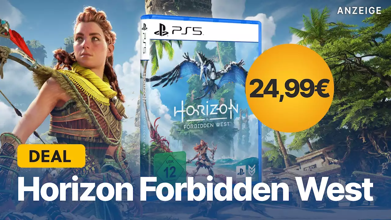 Nur heute Horizon Forbidden West für 24,99€ schnappen: Open-World-Hit für PS5 jetzt im Angebot